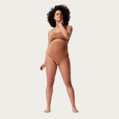 Noppies Nisa Naadloze Sensil Zwangerschapsslip  Hazel Noppies Nisa Naadloze Sensil Zwangerschapsslip  Hazel