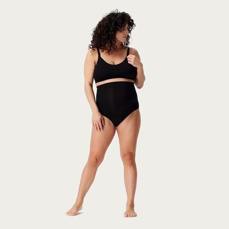 Noppies Nisa Naadloze Sensil Zwangerschapsslip  Black Noppies Nisa Naadloze Sensil Zwangerschapsslip  Black