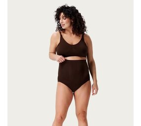 Noppies Nisa Naadloze Sensil Zwangerschapsslip  Coffee Bean