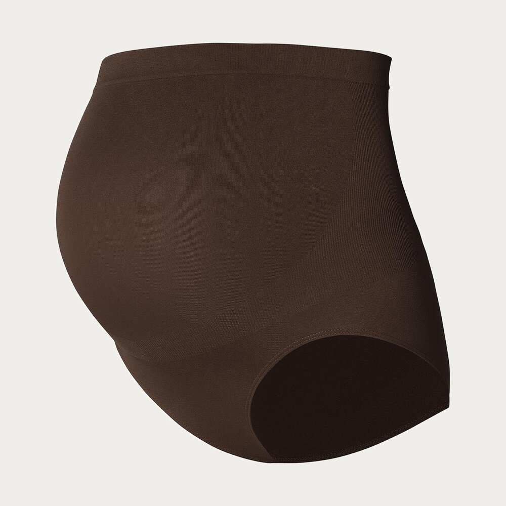 Noppies Nisa Naadloze Sensil Zwangerschapsslip  Coffee Bean