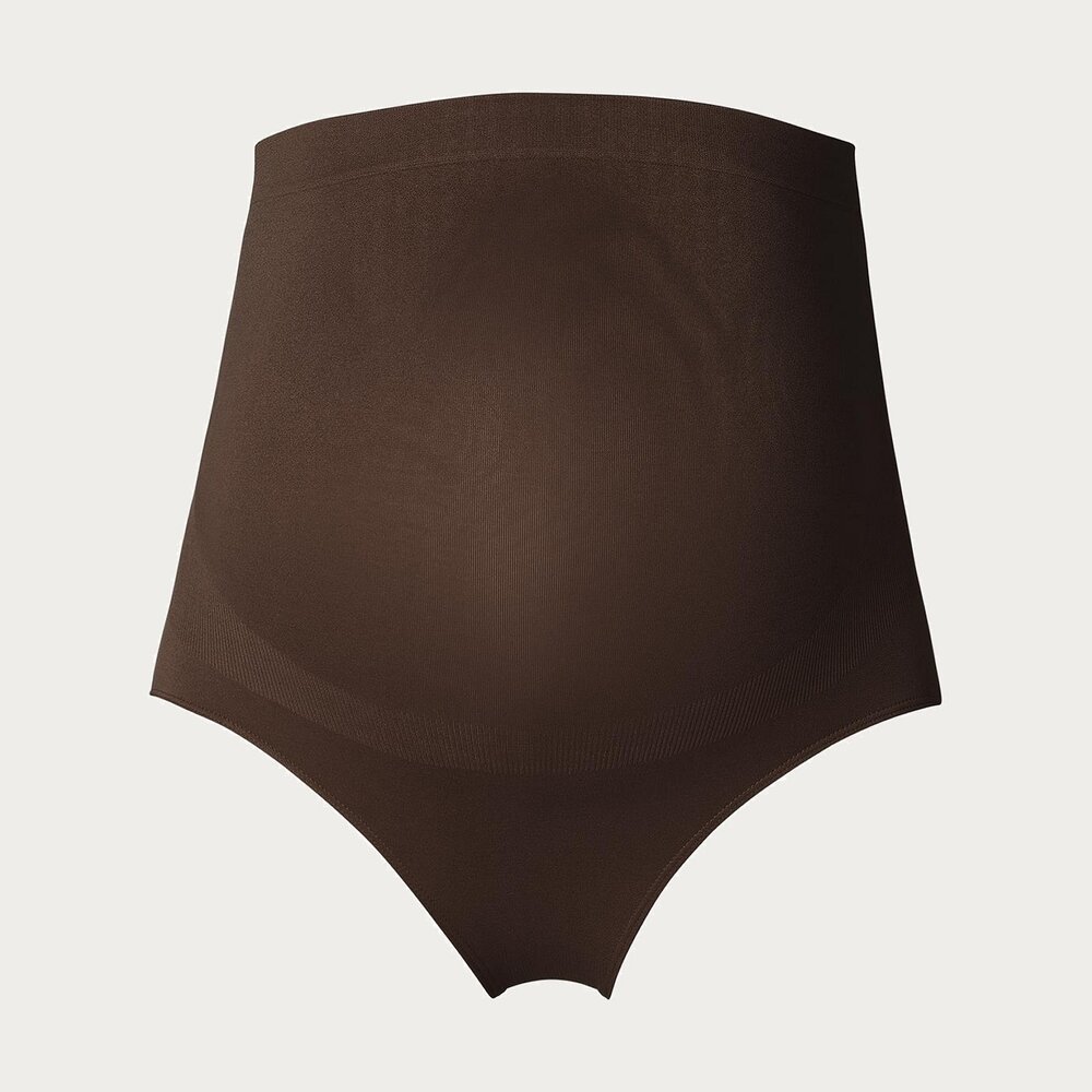 Noppies Nisa Naadloze Sensil Zwangerschapsslip  Coffee Bean