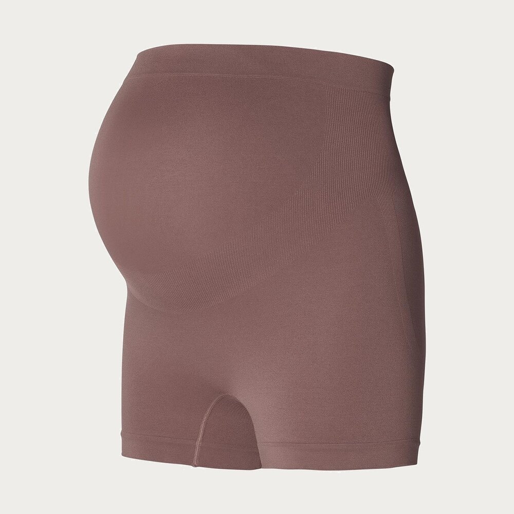Noppies Lai Naadloze Sensil Zwangerschapsshort Hoog Deep Taupe Noppies Lai Naadloze Sensil Zwangerschapsshort Hoog Deep Taupe
