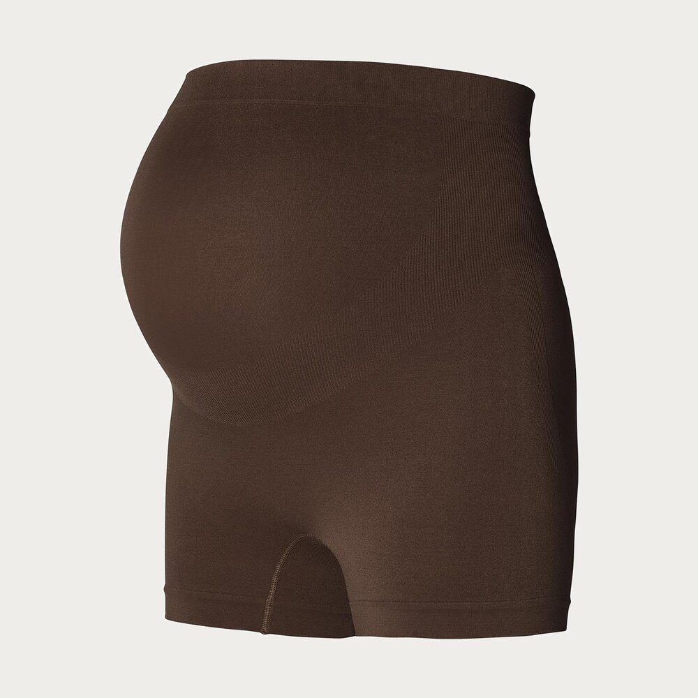 Noppies Lai Naadloze Sensil Zwangerschapsshort Hoog  Coffee Bean
