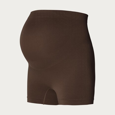 Noppies Lai Naadloze Sensil Zwangerschapsshort Hoog  Coffee Bean
