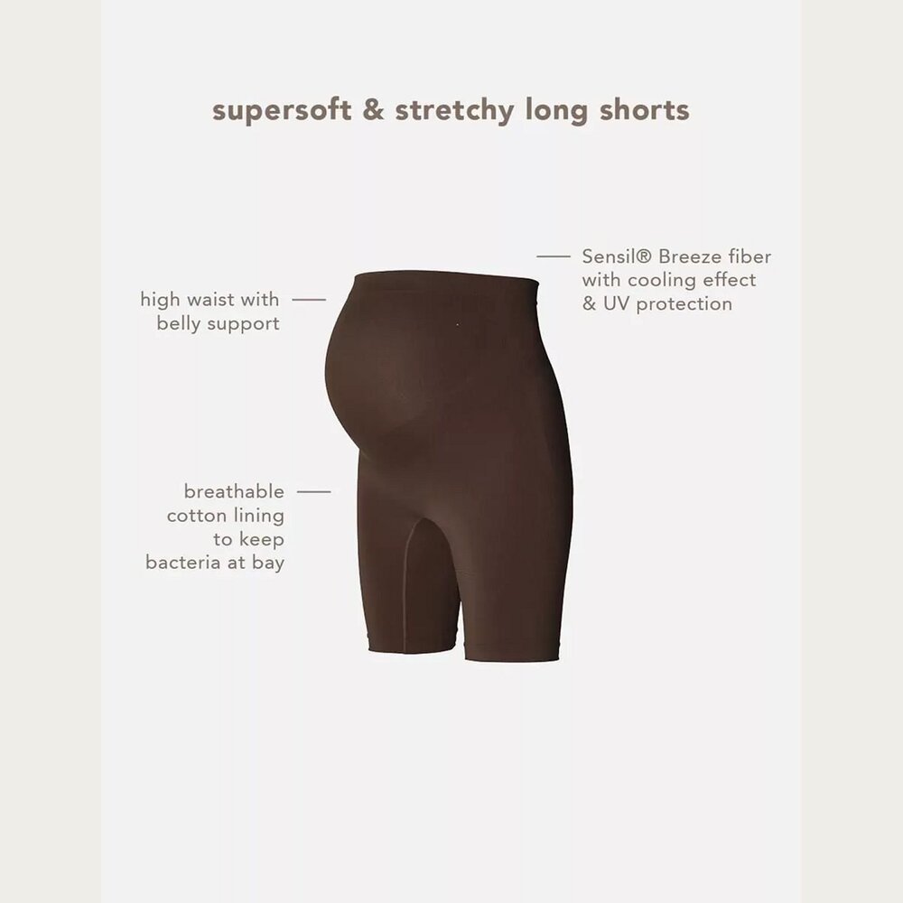 Noppies Niru Naadloze Sensil Zwangerschapsshort Hoog Lange Pijp Coffee Bean Noppies Niru Naadloze Sensil Zwangerschapsshort Hoog Lange Pijp Coffee Bean