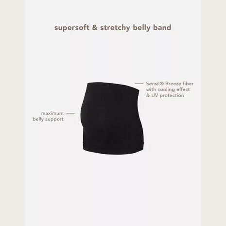 Noppies Sia Naadloze Sensil Bellyband Buikband Black Noppies Sia Naadloze Sensil Bellyband Buikband Black