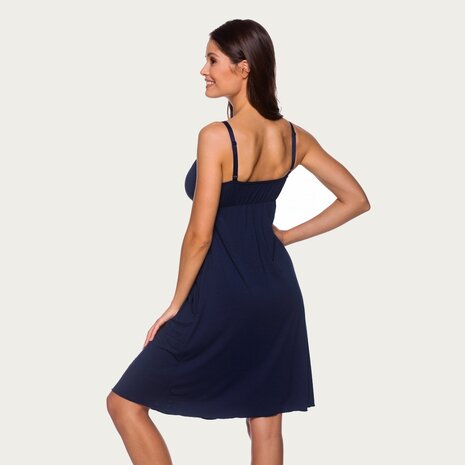 Lupoline Zwangerschapsjurk Voedingsjurk Romantic Blue Mooi en Zwanger