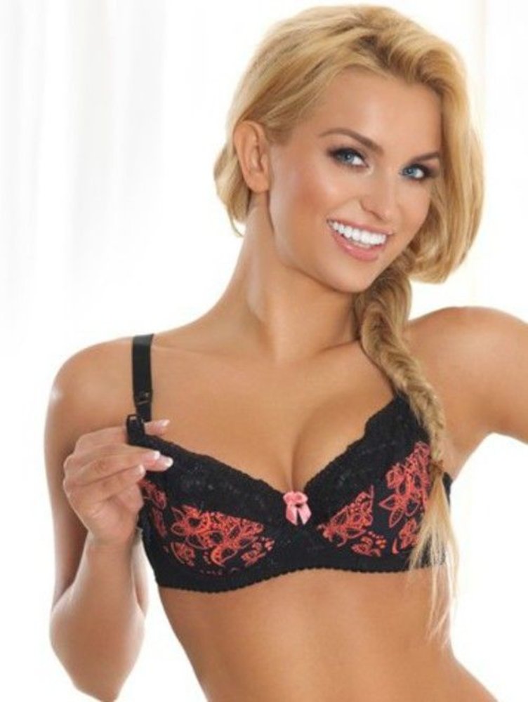 Benefit Voedingsbh Hannah zwart met beugel Benefit Voedingsbh Hannah zwart met beugel