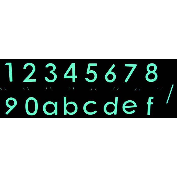 Südmetall Edelstahl Hausnummern Nachtleuchtend