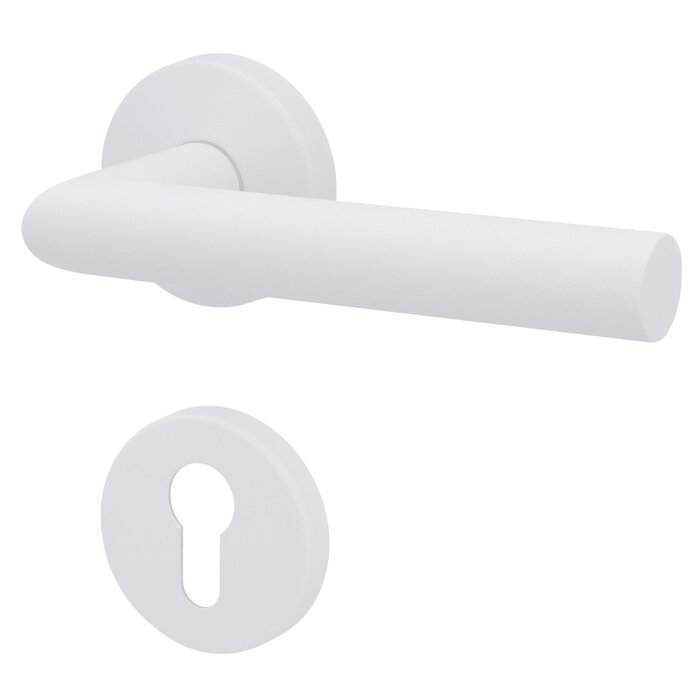 Südmetall Türgriff Ronny-R weiss matt mit Struktur