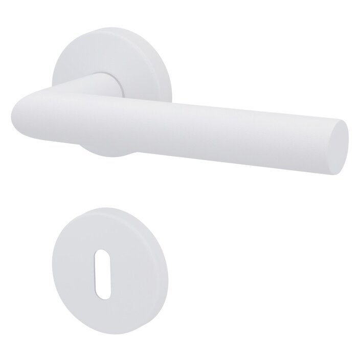 Südmetall Türgriff Ronny-R weiss matt mit Struktur