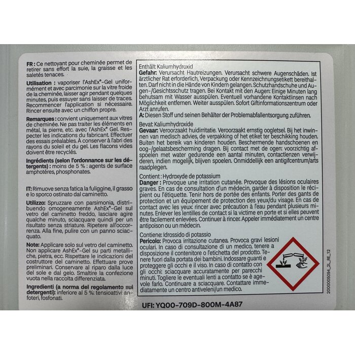 Jemako AshEx Gel Kaminglasreiniger