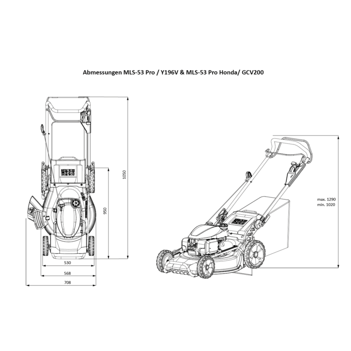 Herkules Rasenmäher MLS-53 Pro / Y196V