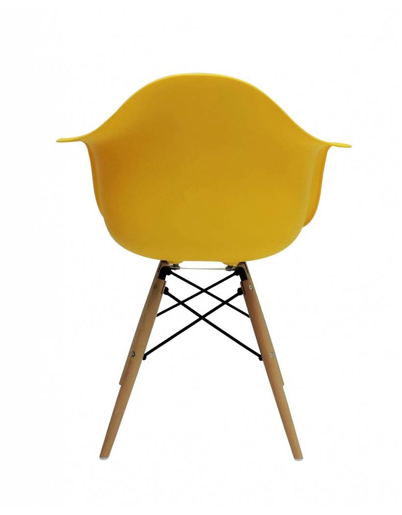 DAW Eames Design Chair Yellow