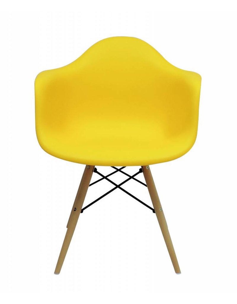 DAW Eames Design Chair Yellow