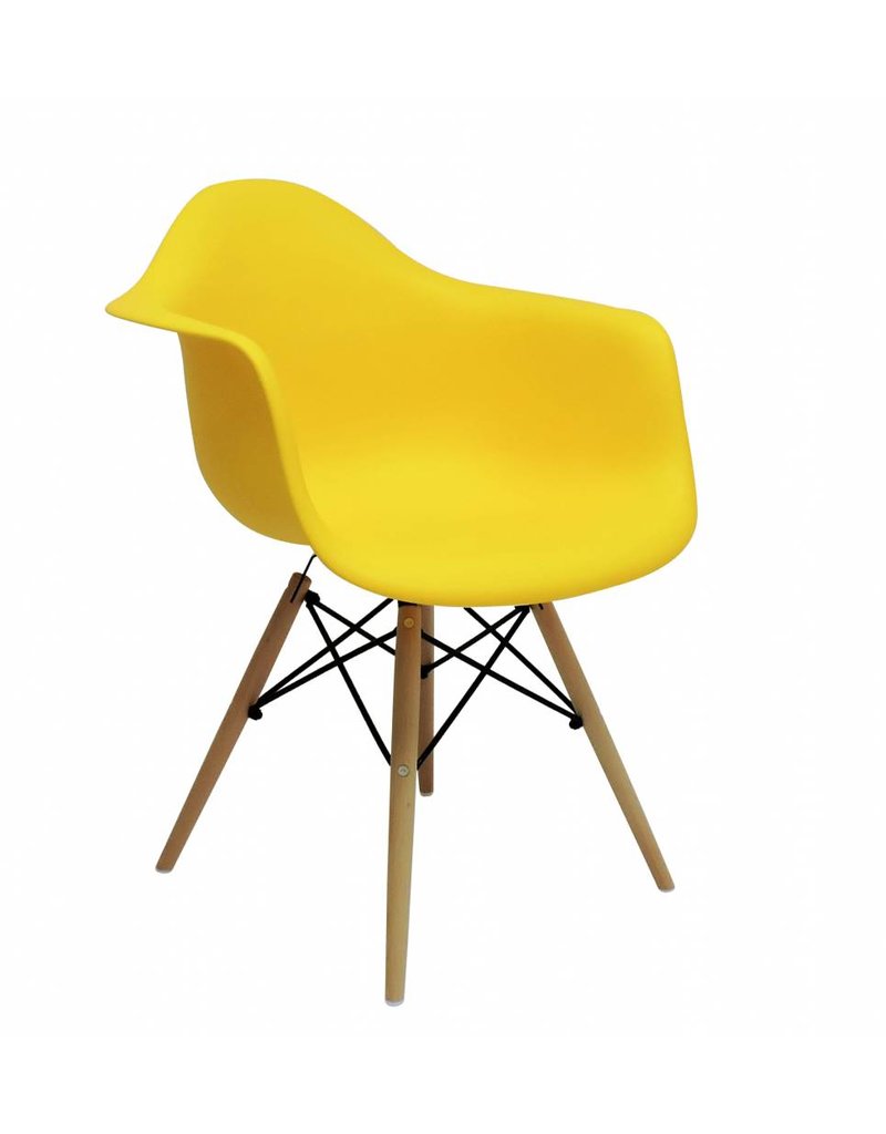 DAW Eames Design Chair Yellow