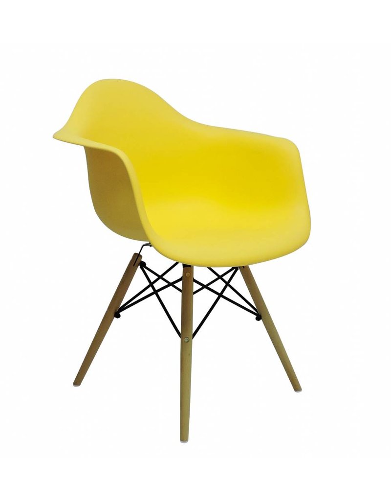 DAW Eames Design Chair Yellow