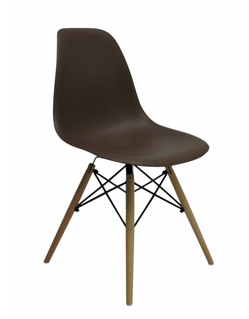 DSW Eames Design Dining Chair Brown