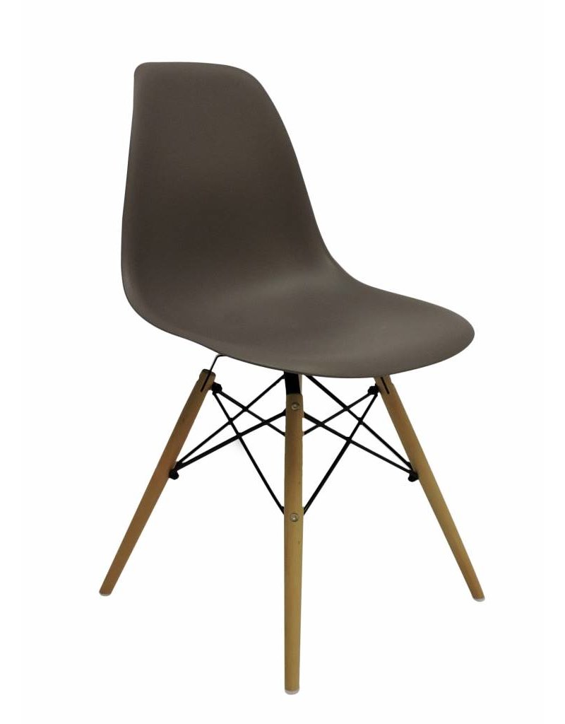 DSW Eames Design Dining Chair Brown