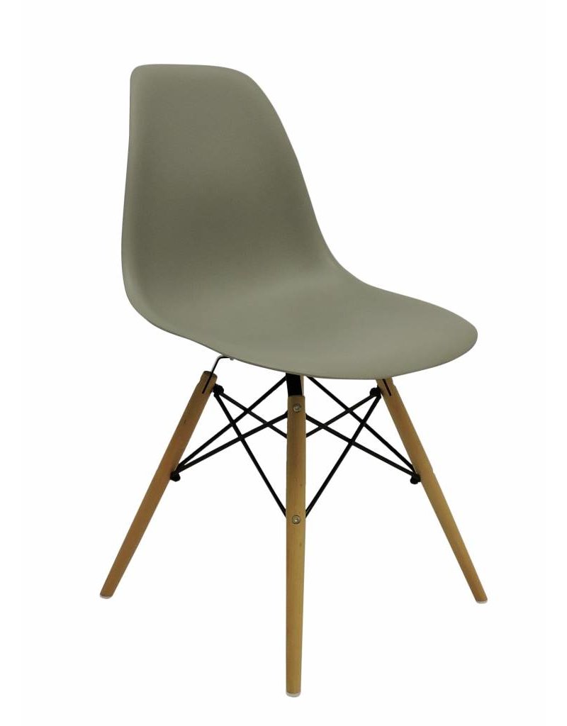 DSW Eames Design Dining Chair Brown