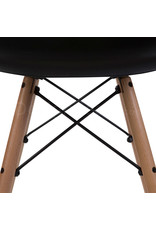 DSW Eames Design Dining Chair Black