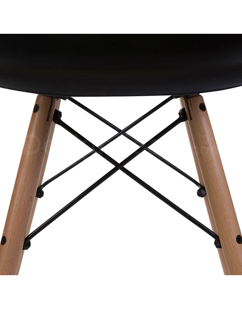 DSW Eames Design Dining Chair Black