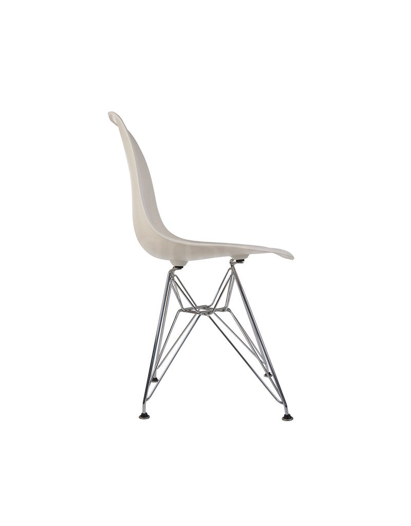 DSR Eames Dining Chair Off white