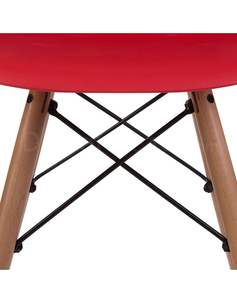 DSW Eames Design Dining Chair Red