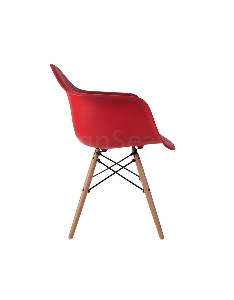 DAW Eames Design Chair Red