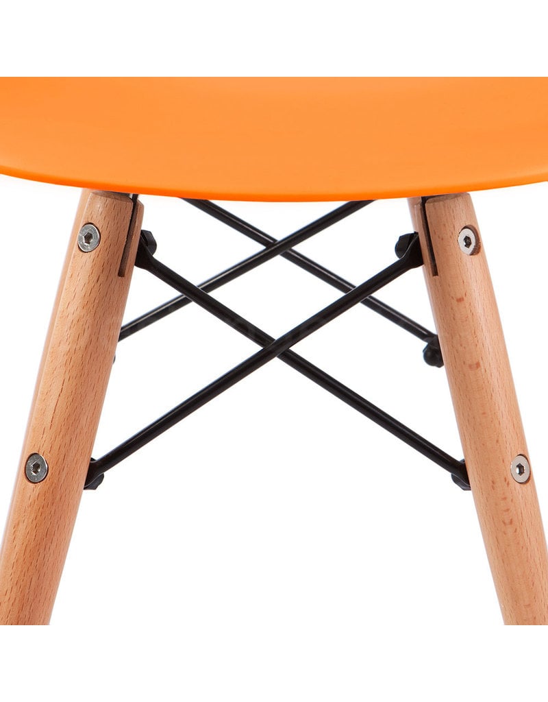 DSW Eames Design Dining Chair Orange