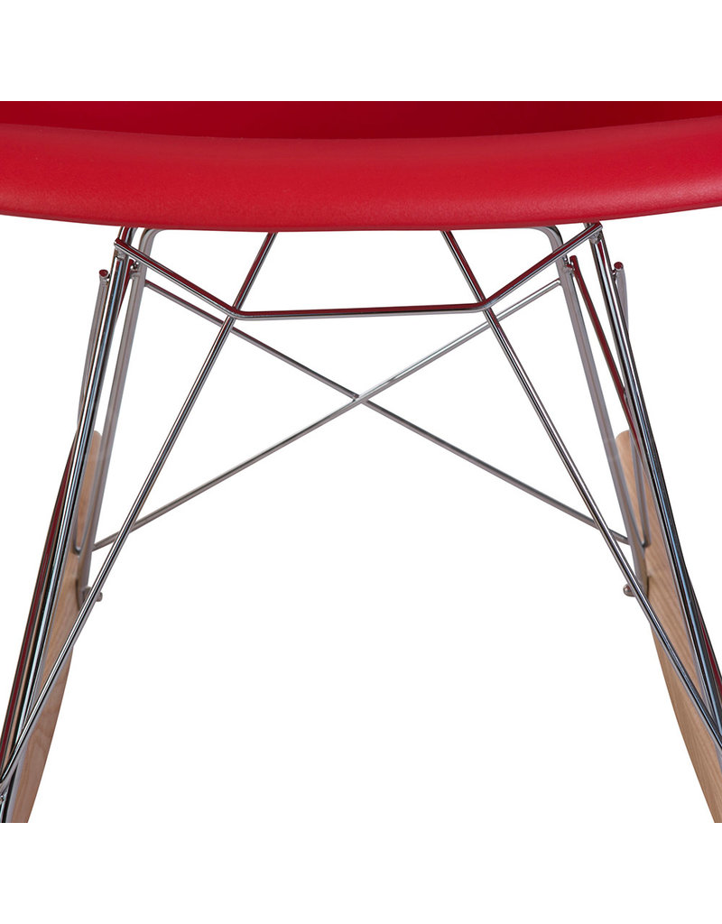 RAR Eames Kids Rocking chair Tomato Red