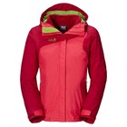 Jack Wolfskin Womens 3-in-1 Coat Red