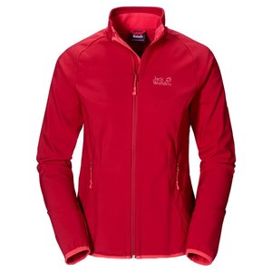 Jack Wolfskin Woman Windproof Jacket Red