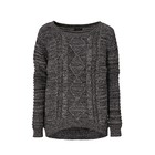 Eider Dames Katoenen Trui Grijs/ Wit