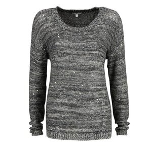 Didriksons Women Knitted Sweater Dark Grey