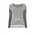 Eureka Women Knitted Sweater White / Grey