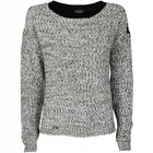 Bach Damen Gestrickten Pullover Grau