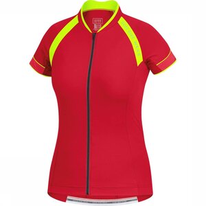 Gore Bikewear Men Cycling Shirt Red / Yellow