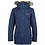 Jack Wolfskin Damen 3-in-1 Mantel Blau