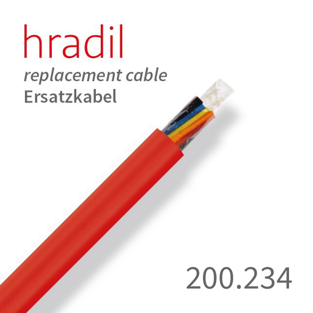 Hradil push cable suitable for Compact 2/ Micro Reel from Ridgid