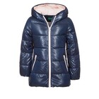 Benetton Lange blauwe jas