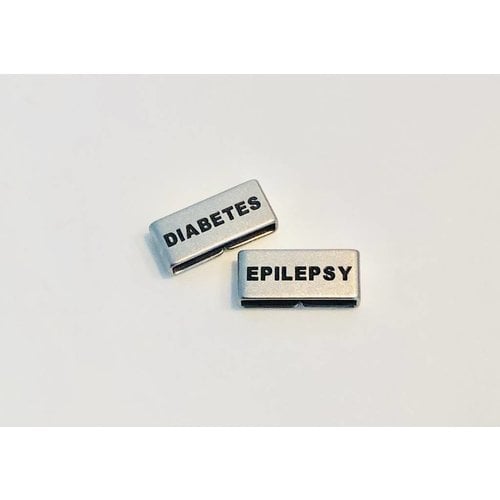 Icetags Allergy identification bracelets Blue