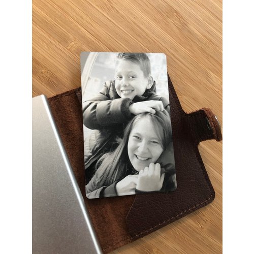 Icetags Card engraved with picture