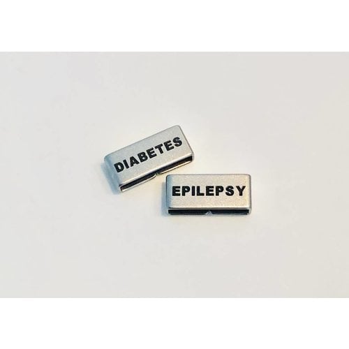 Icetags Medische armband  voor diabetes, epilepsie e.d.
