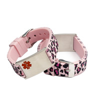 Medical allergy Leopard bracelet