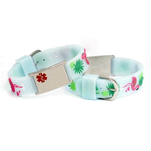 Icetags Flamingo Medical allergy bracelet