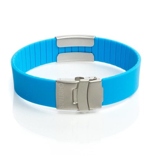 Icetags Sport ID bracelet Light Blue