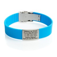 Sport ID bracelet Light Blue