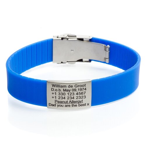 Icetags Sport ID armbanden Blauw