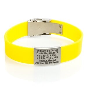 Icetags ID Bracelet Yellow